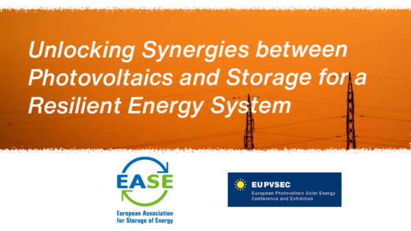 Webinar: Unlocking Synergies between Photovoltaics and Storage for a Resilient Energy System
