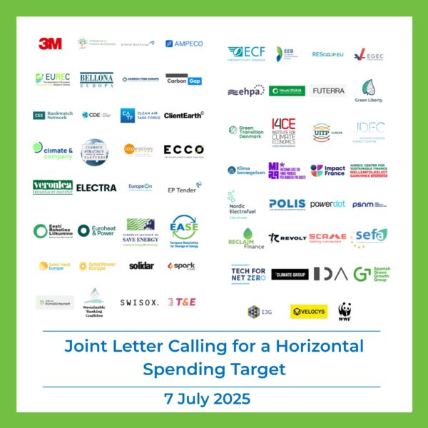 Joint Letter Calling for a Horizontal Spending Target